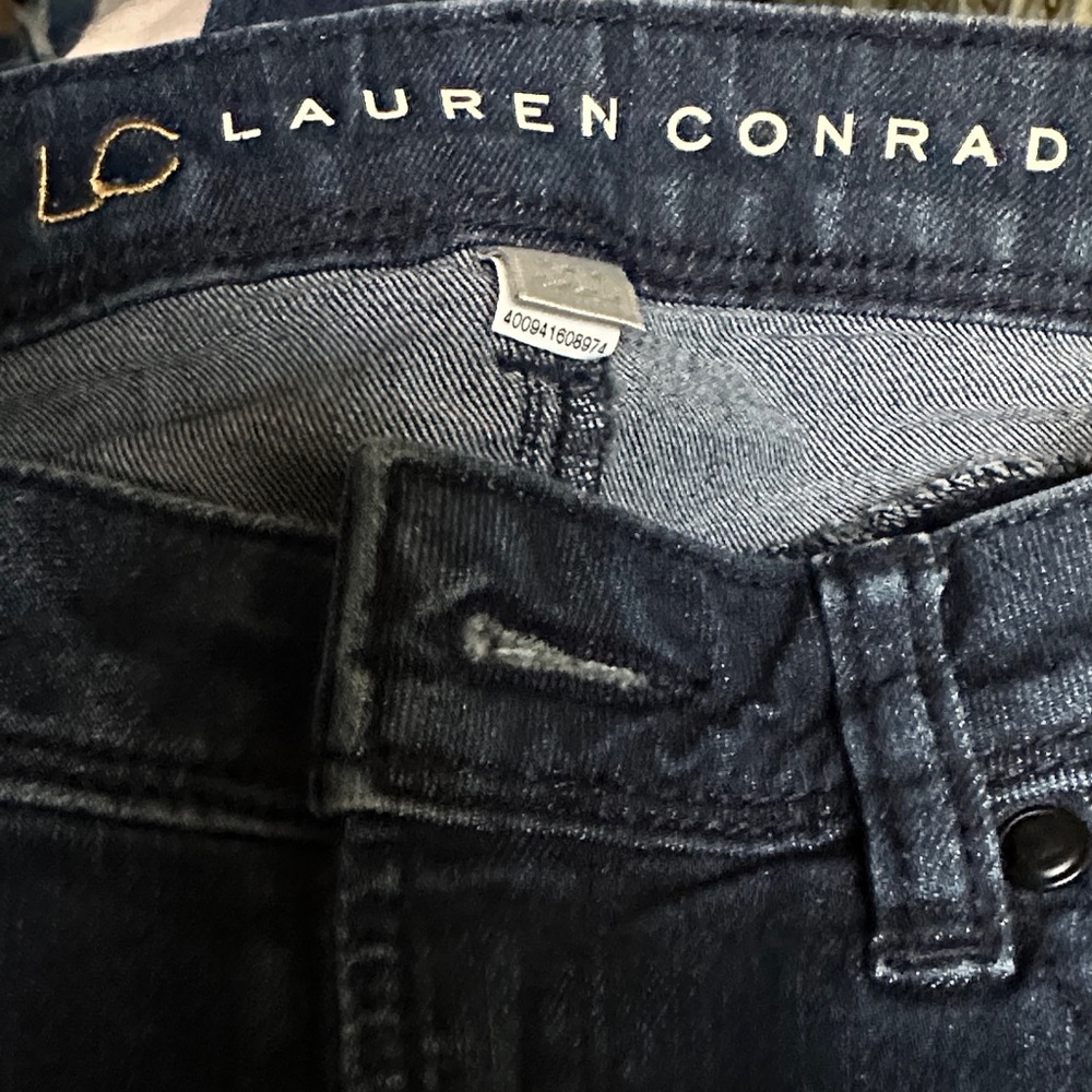 LC Lauren Conrad Dark Blue Boot Cut Jeans 2